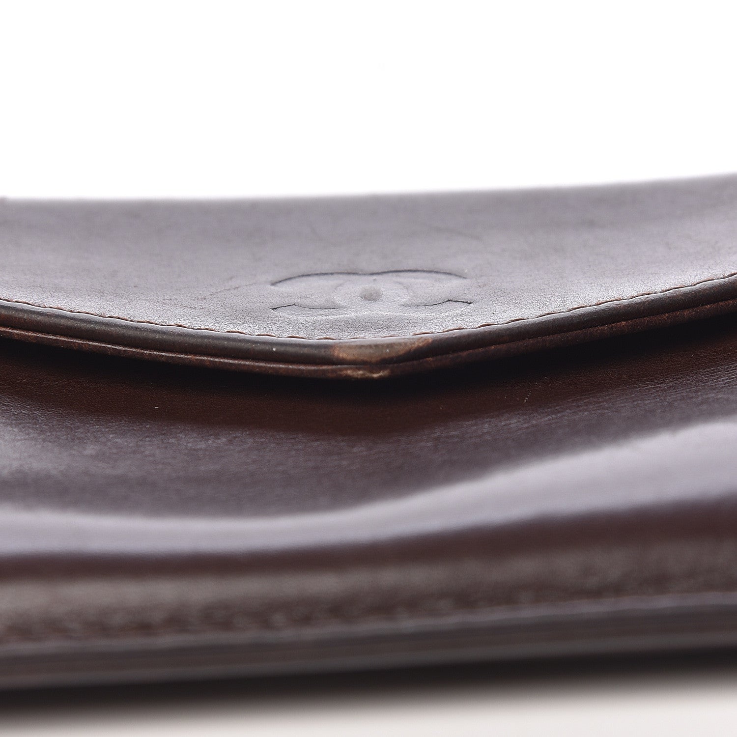 Chanel Calfskin Envelope Wallet Brown 12 of 19