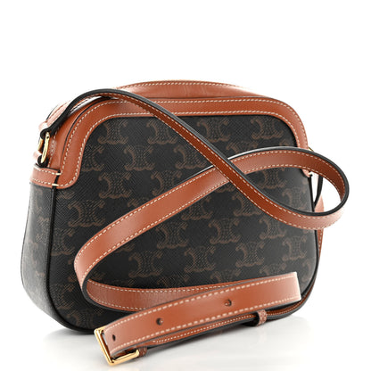 Celine Triomphe Canvas Small Camera Bag Tan 3 of 8