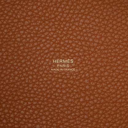 Hermes Taurillon Clemence Picotin Lock 22 MM Gold 6 of 11