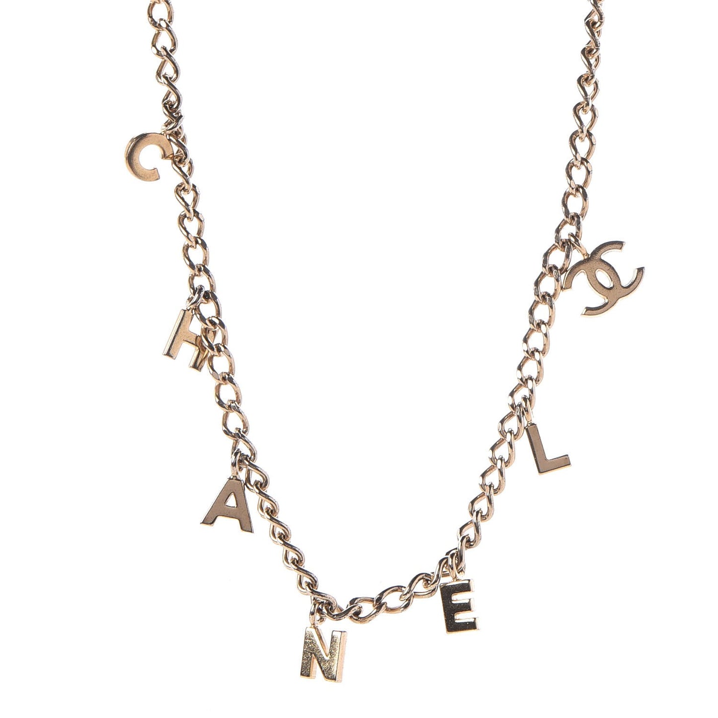 Logo Necklace Gold
