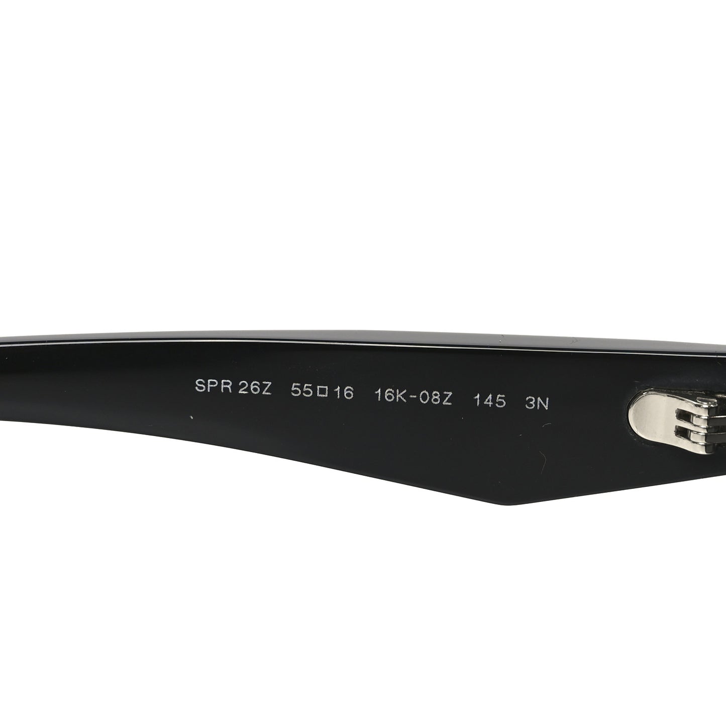 Acetate Oval Sunglasses SPR 26Z Black