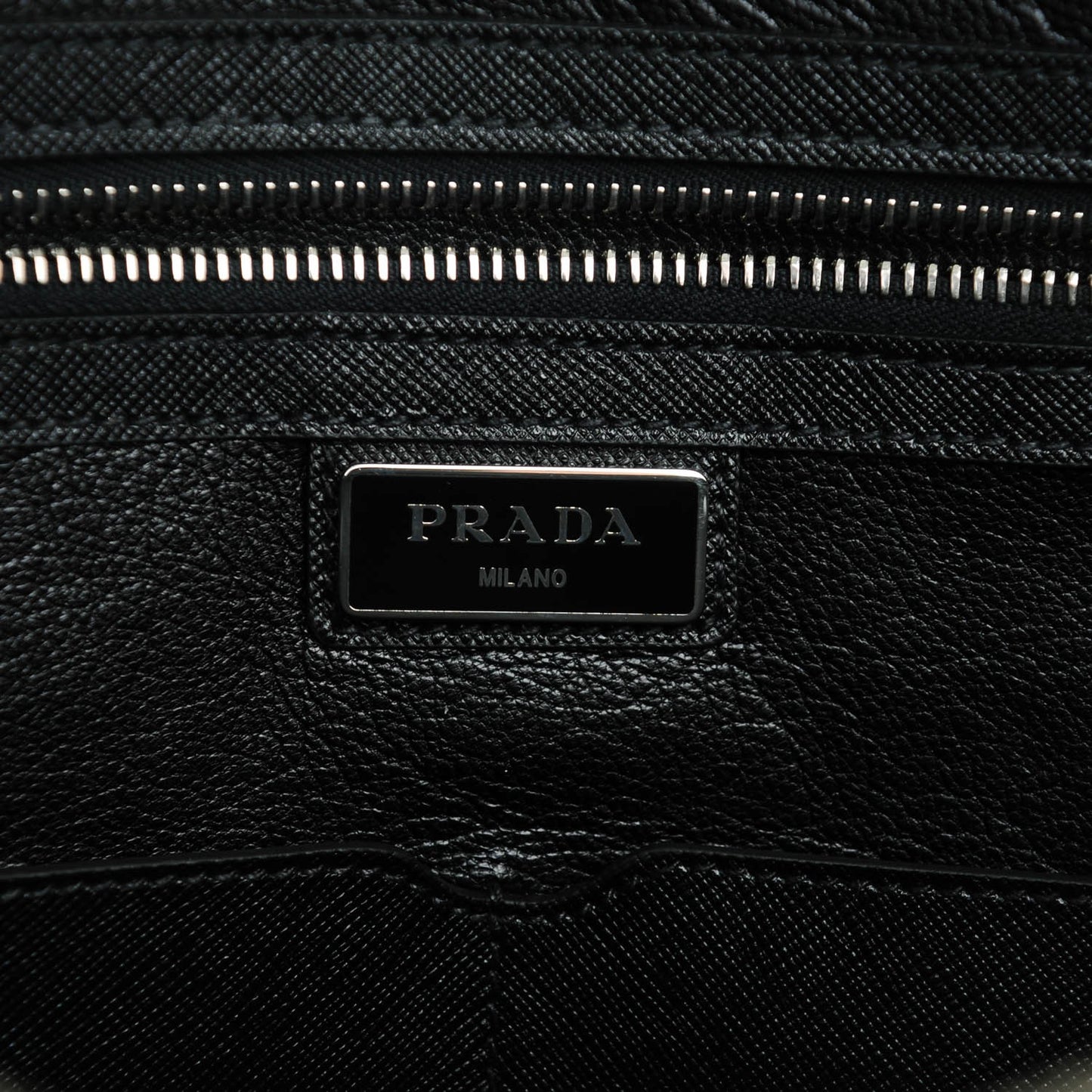 Saffiano Travel Briefcase Nero Black