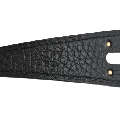 Hermes Taurillon Clemence Lindy 26 Black 7 of 12