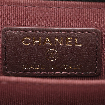 Chanel Lambskin Quilted Zip Coin Purse Black 6 of 9