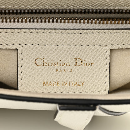 Christian Dior Grained Calfskin Saddle Bag White 6 of 9