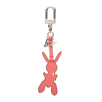 Louis Vuitton Calfskin Jeff Koons Masters LV Rabbit Bag Charm Key Ring 1 of 3