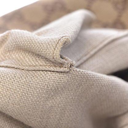 Gucci Monogram Medium New Jackie Shoulder Bag Brown 17 of 17