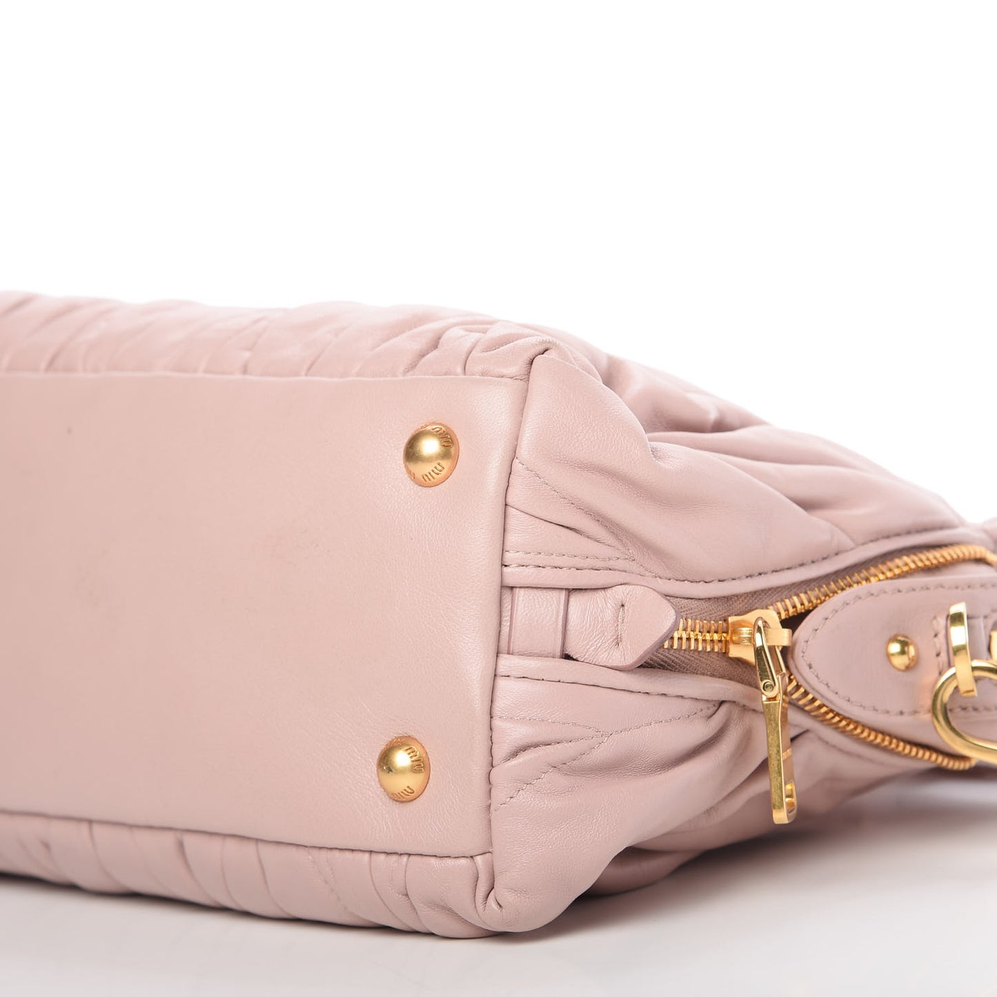 Nappa Matelasse Bauletto Top Handle Orchidea