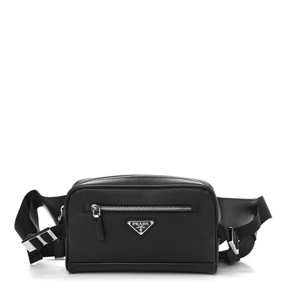 Prada Saffiano Travel Belt Bag Black 1 of 10