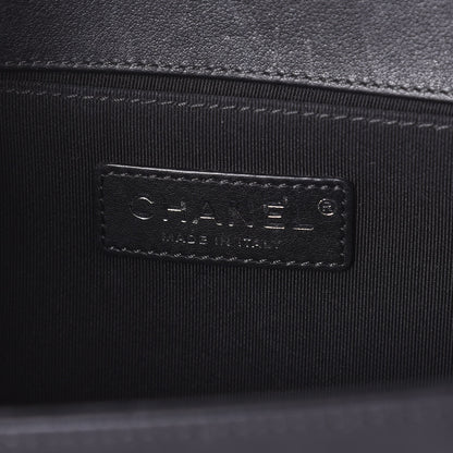 Chanel Calfskin Quilted Medium Boy Flap Black 6 of 11