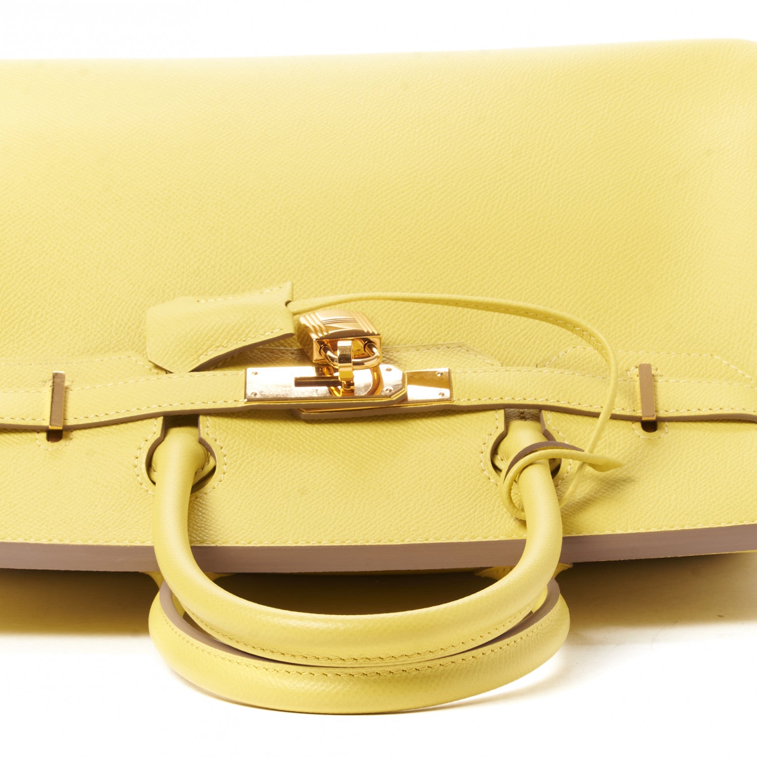 Hermes Epsom Birkin 30 Lime 10 of 32