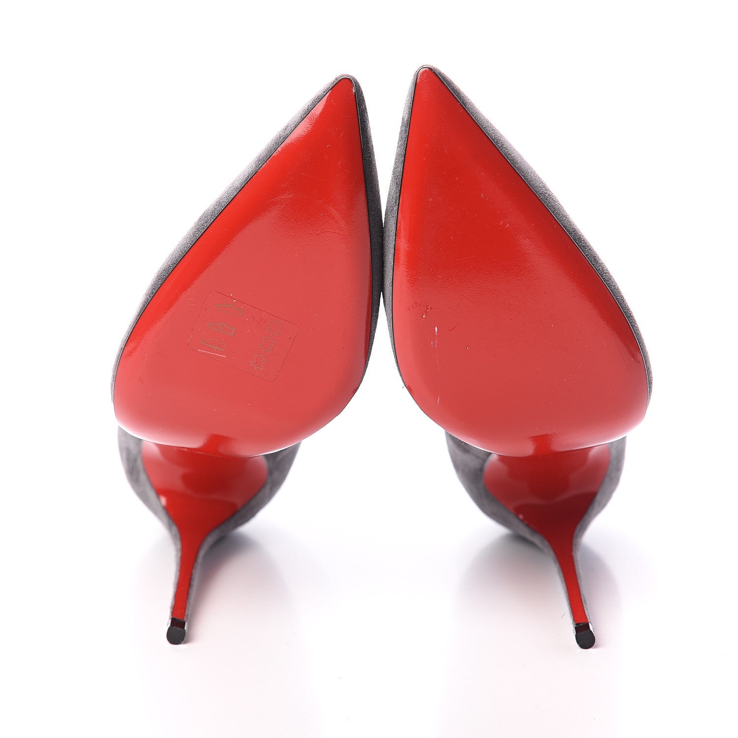 Christian Louboutin Veau Velours So Kate 120 Pumps 37.5 Storm 5 of 7
