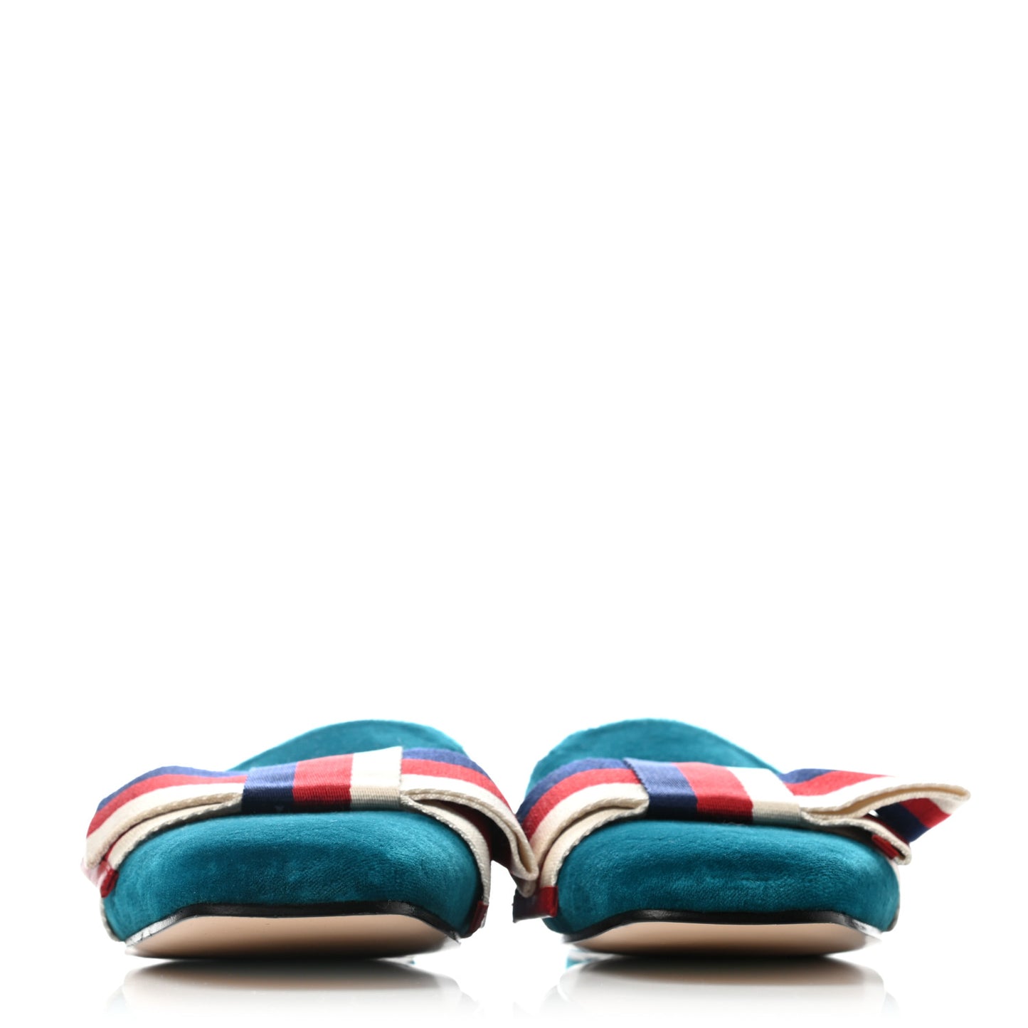Softy Velvet Sylvie Bow Slippers 39 Pavone