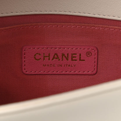 Chanel Calfskin Embroidered Small Boy Flap Ivory 6 of 11