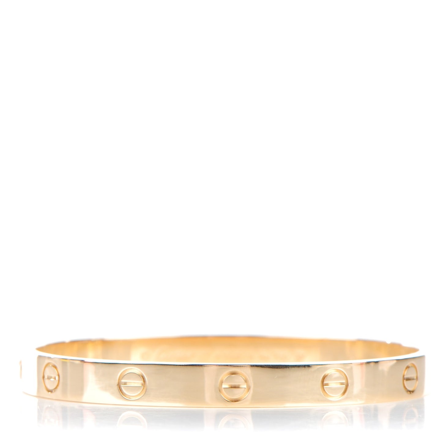 18K Yellow Gold LOVE Bracelet 17