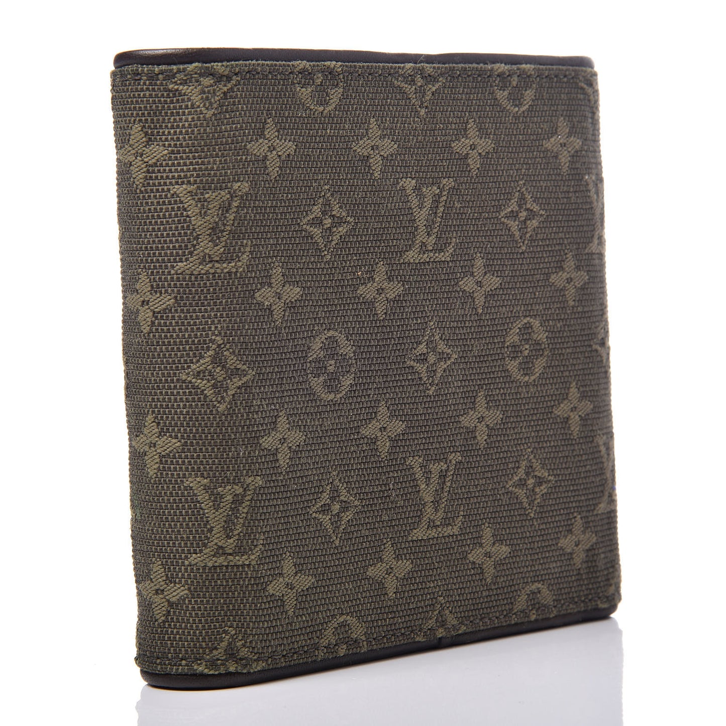Mini Monogram Compact Wallet Kaki