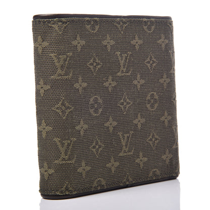 Louis Vuitton Mini Monogram Compact Wallet Kaki 3 of 6