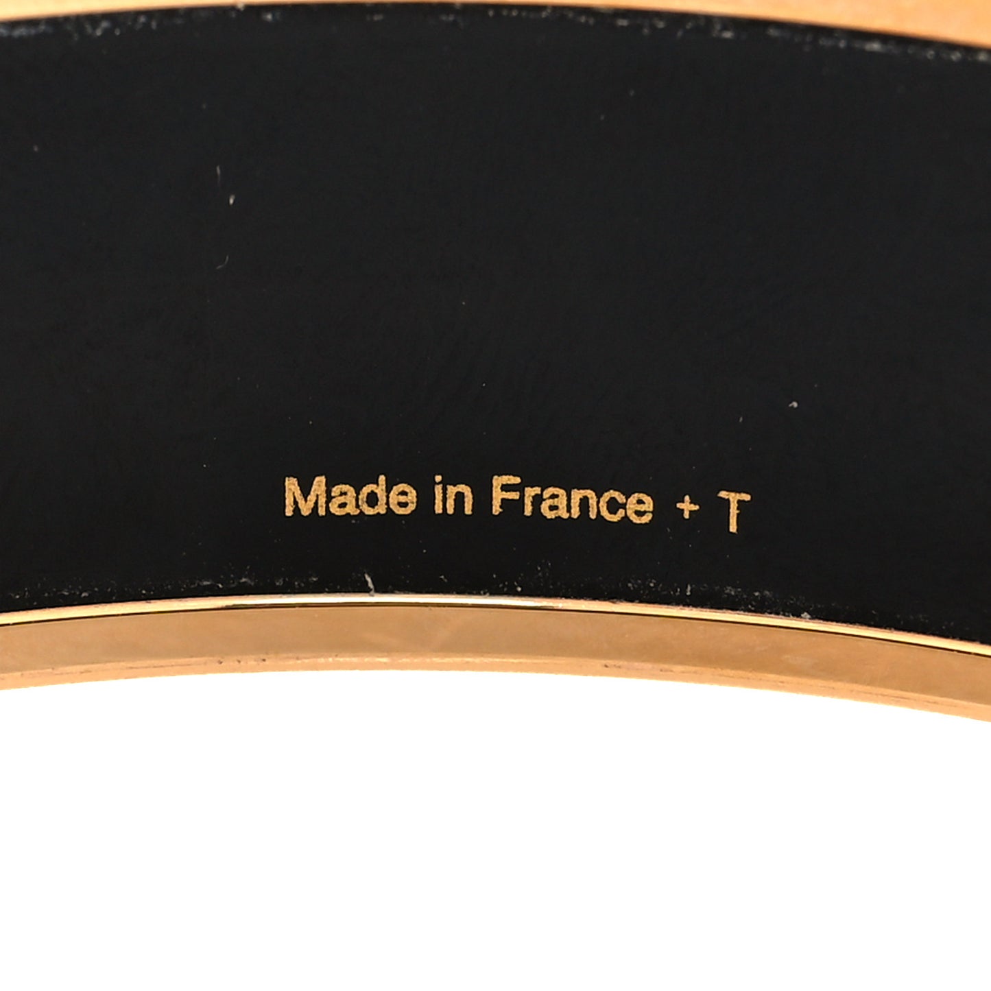 Enamel Printed Wide Coaching Bracelet Rose Couture