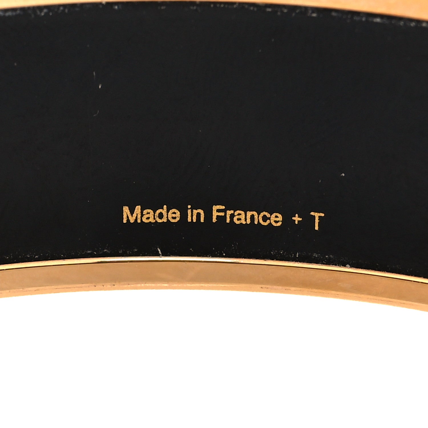 Hermes Enamel Printed Wide Coaching Bracelet Rose Couture 5 of 5