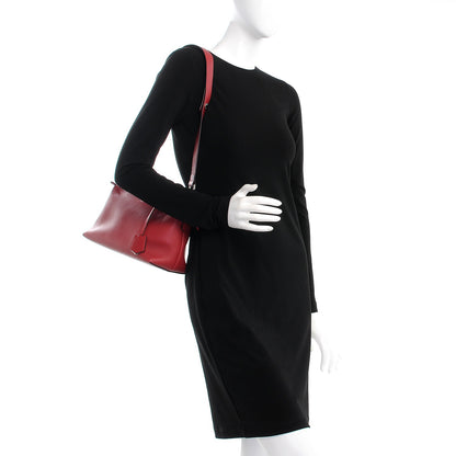 Fendi Vitello Dolce Marmol Medium By The Way Boston Bag Ciliegia 2 of 7