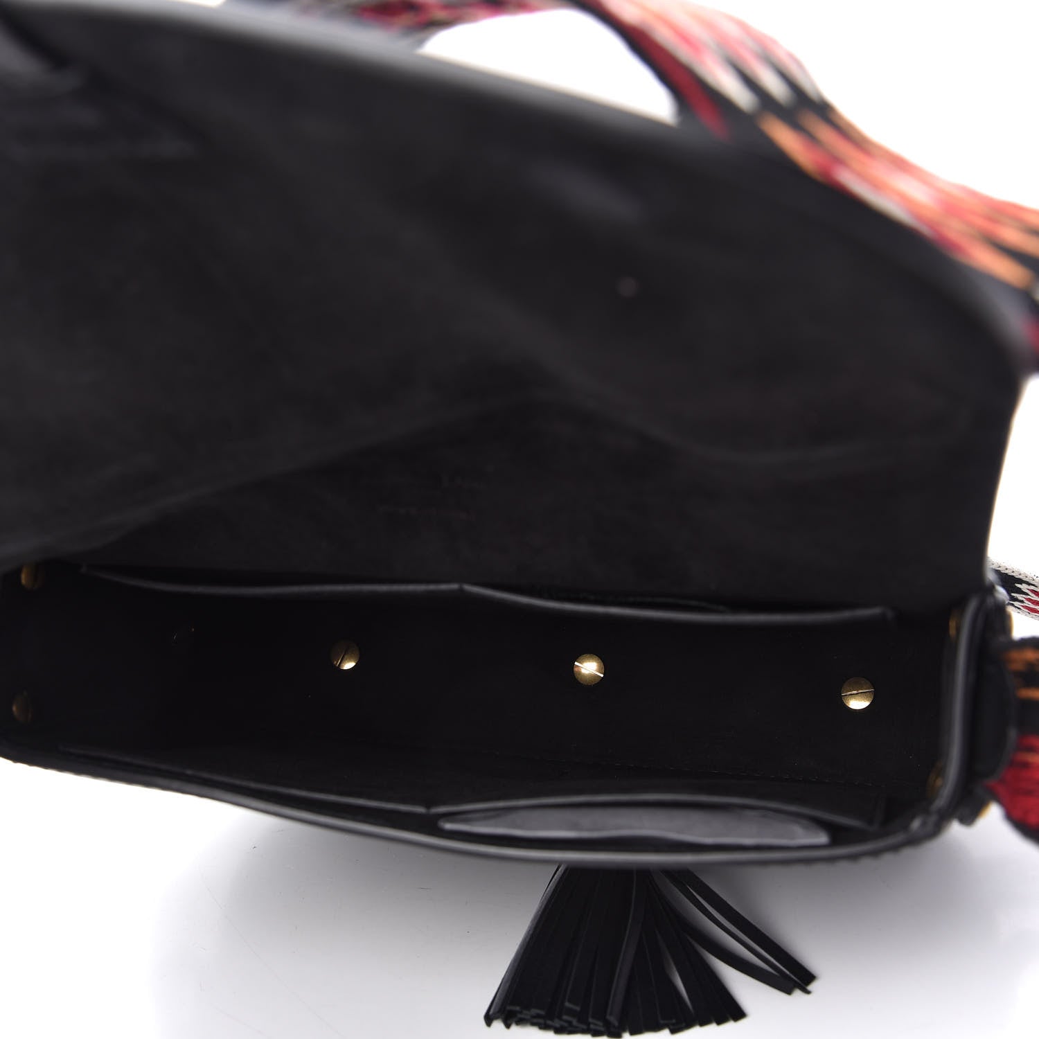 Christian Dior Calfskin Diorodeo Flap Bag Black 5 of 9