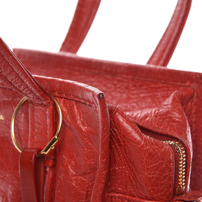 Balenciaga Agneau XS Bazar Shopper Tote Rouge Groseille 9 of 13