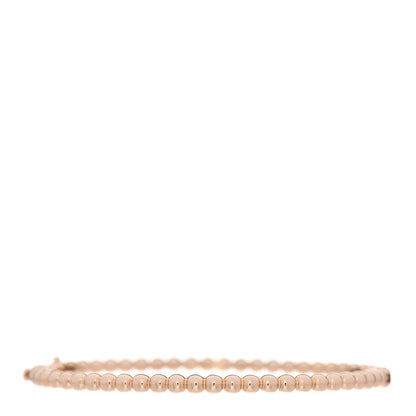 Van Cleef & Arpels 18K Rose Gold Perlee Pearls of Gold Bracelet M 2 of 3