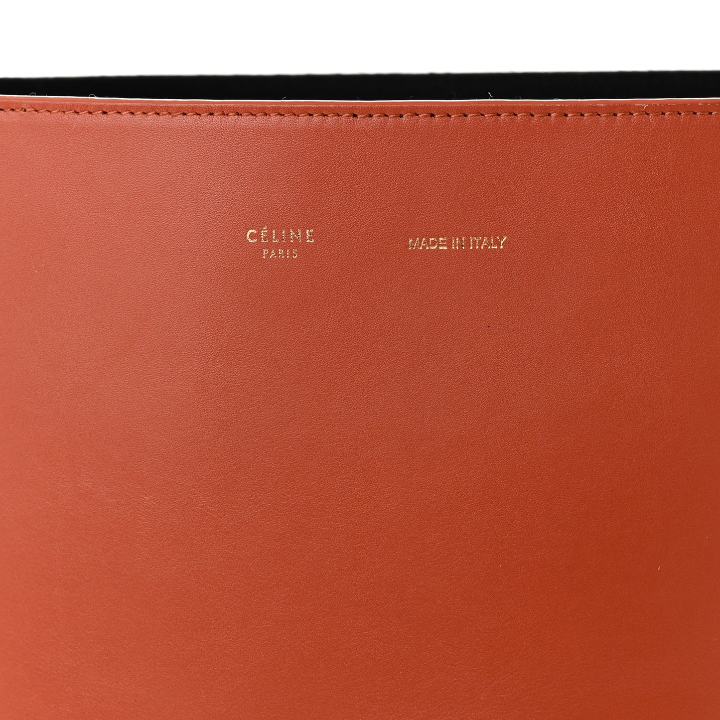 Shiny Smooth Calfskin Felt Zebra Printed Calf Hair Small Twisted Cabas Chalk Brick