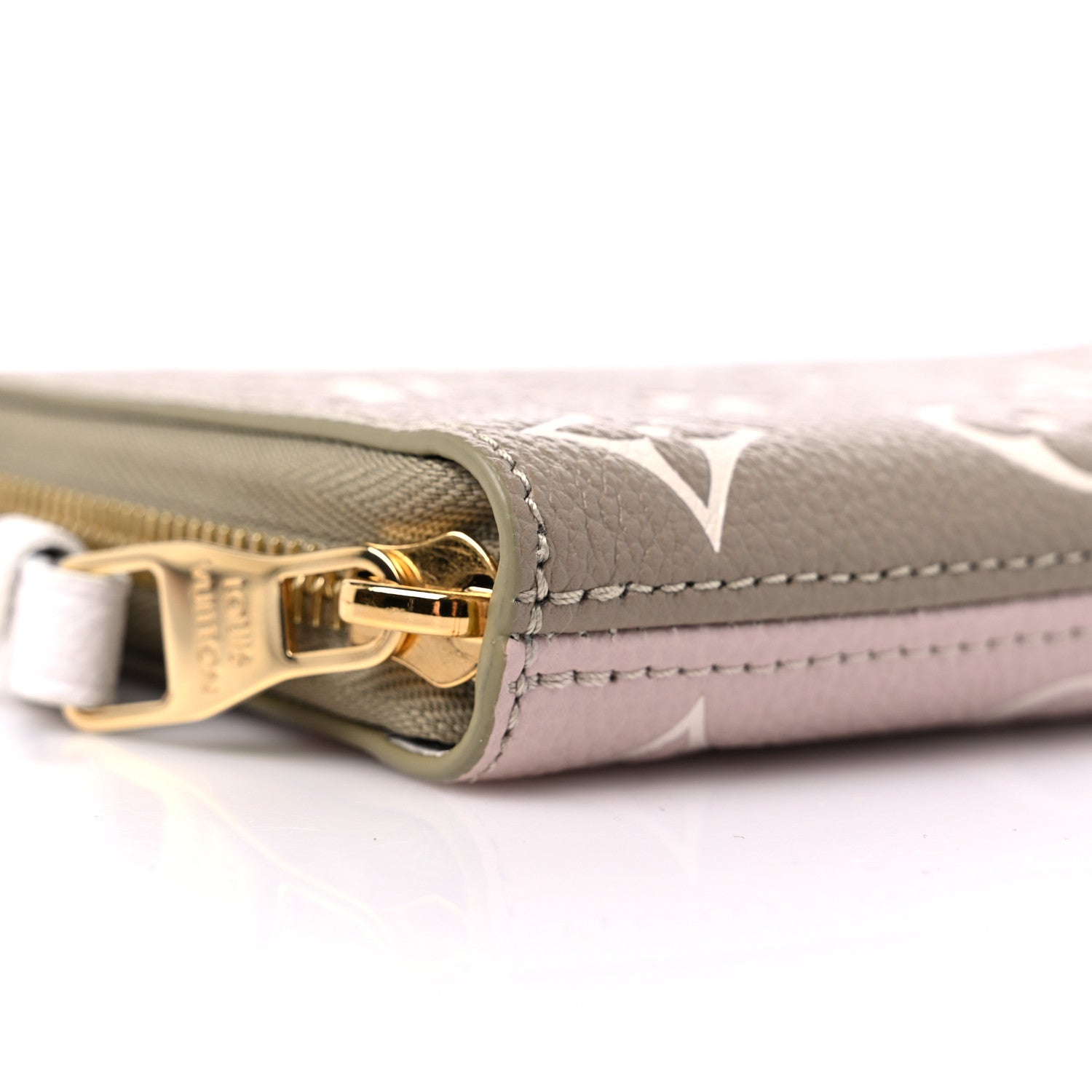 Louis Vuitton Empreinte Monogram Spring in the City Zippy Wallet Kaki Beige Cream 7 of 9
