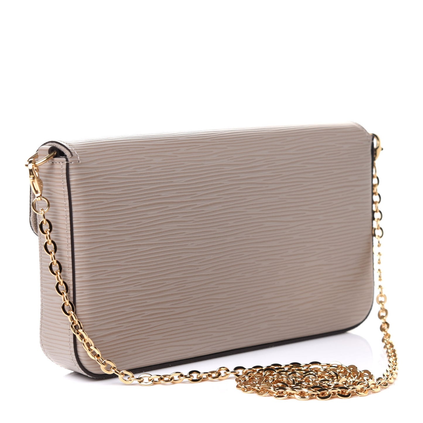 Epi Felicie Pochette Chain Wallet Galet