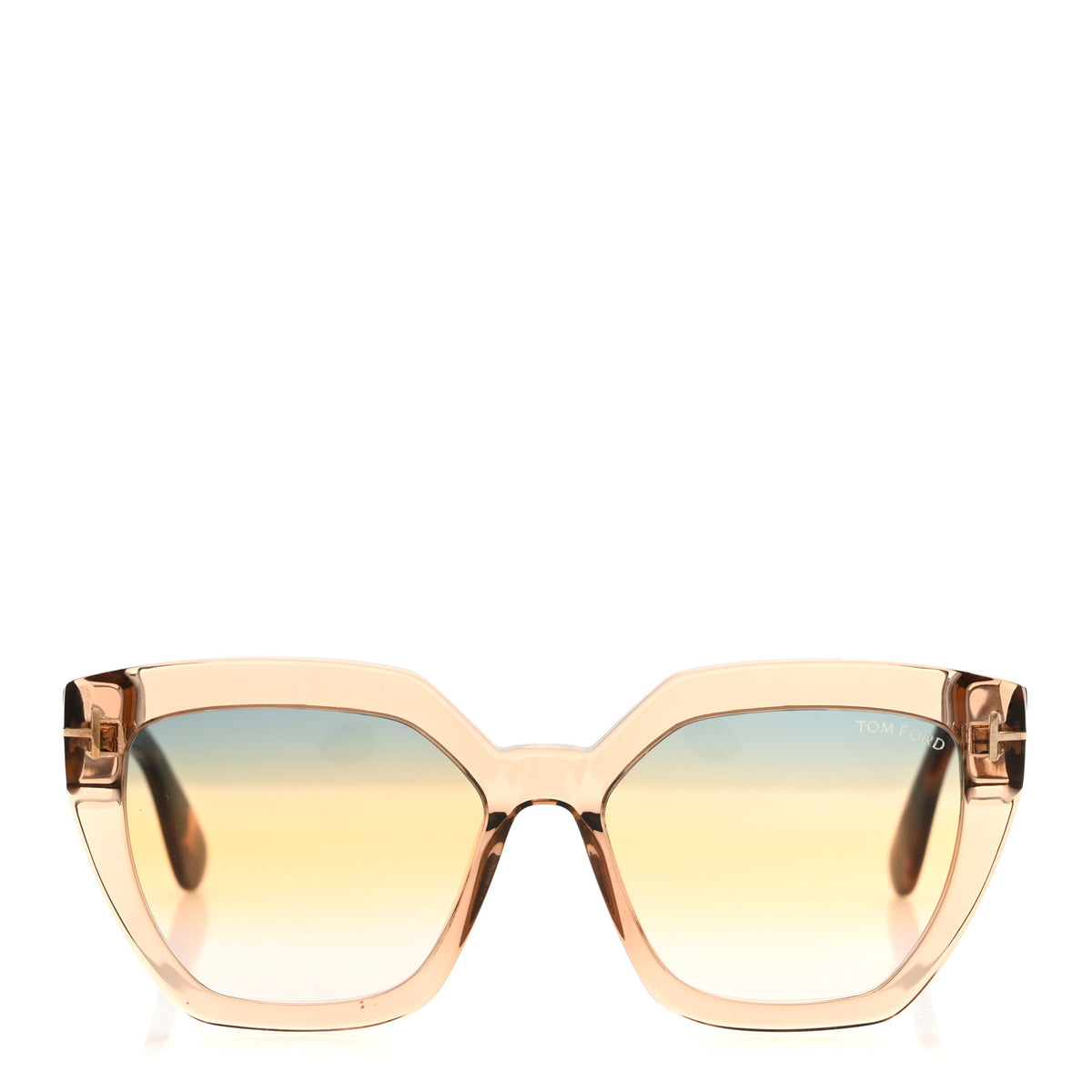 Tom Ford Acetate Phoebe Cat Eye Sunglasses TF939 Transparent Tortoise 2 of 9