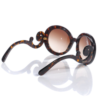 Prada Gradient Baroque Round Sunglasses PS 27NS Tortoise Shell 2 of 6