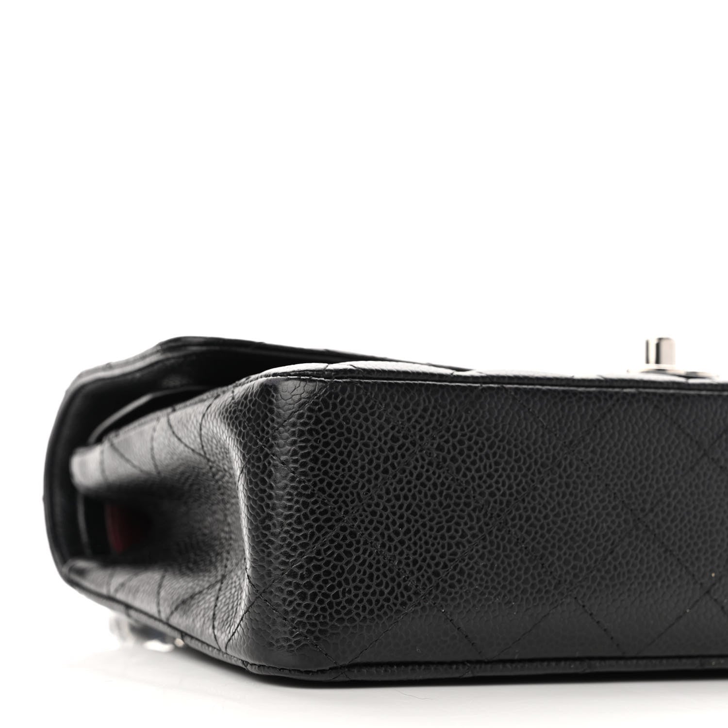 Chanel Caviar Quilted Medium Double Flap Black 9 of 11