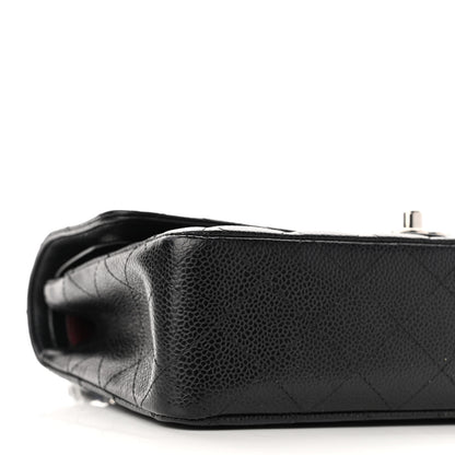 Chanel Caviar Quilted Medium Double Flap Black 9 of 11