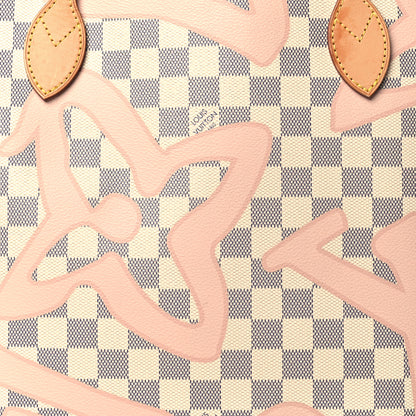 Louis Vuitton Damier Azur Tahitienne Neverfull MM 9 of 11