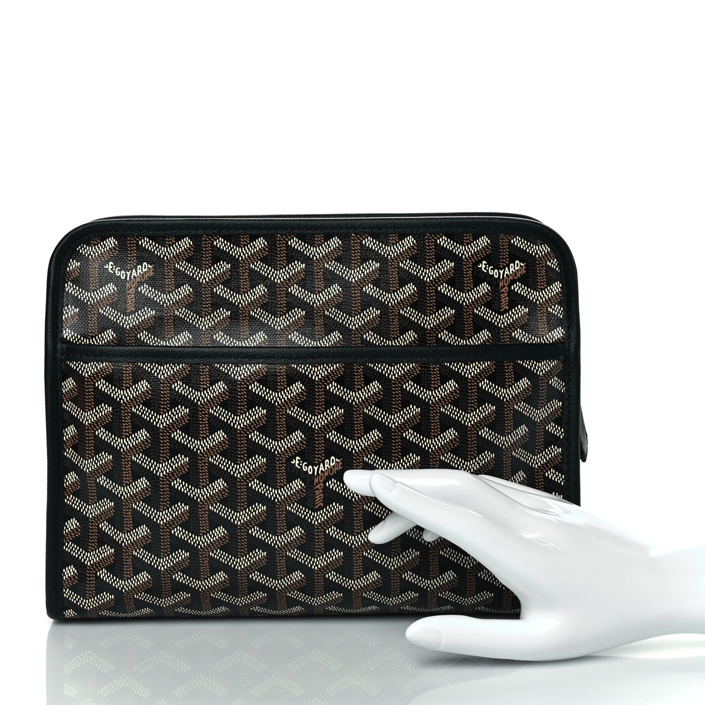 Goyardine Jouvence MM Toiletry Pouch Black