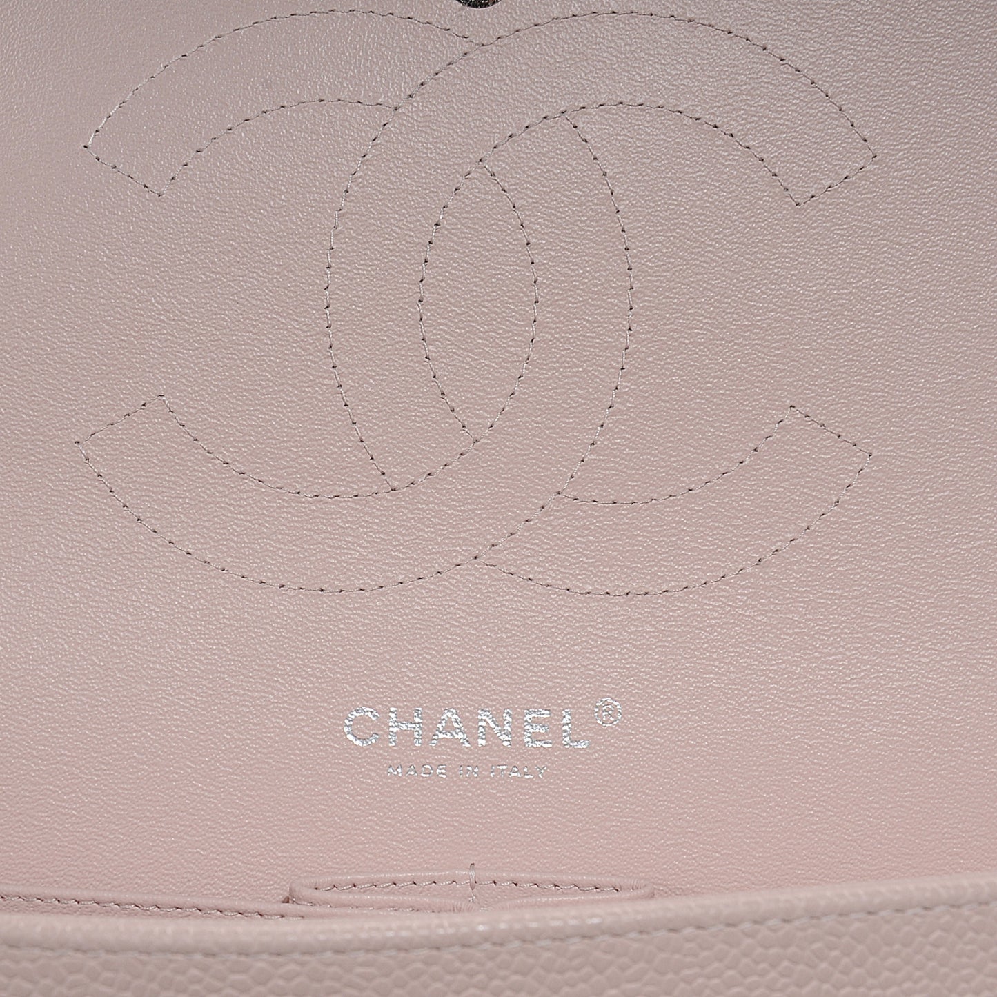 Caviar Jumbo Double Flap Pink