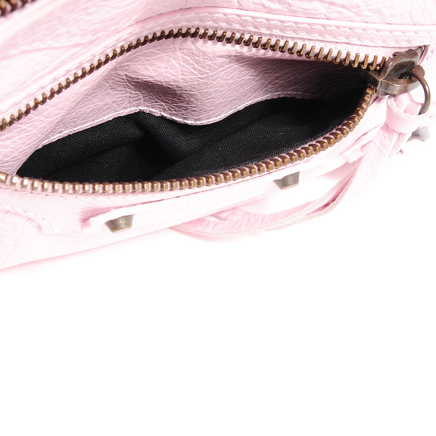 Agneau Classic Hardware Hip Rose Poudre