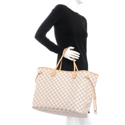 Louis Vuitton Damier Azur Neo Neverfull GM Rose Ballerine 2 of 9