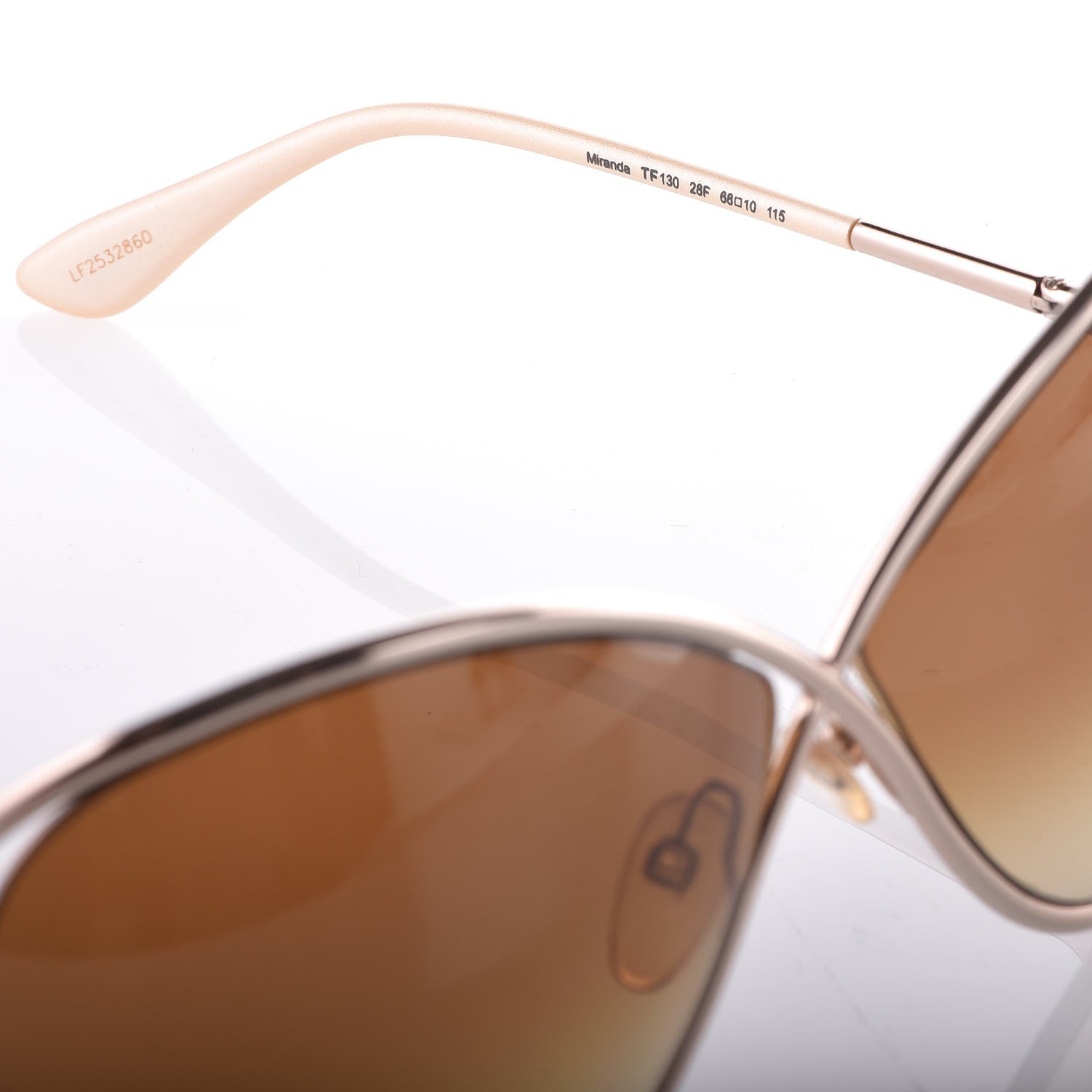 Tom Ford Miranda Crossover Sunglasses TF130 Gold 5 of 7