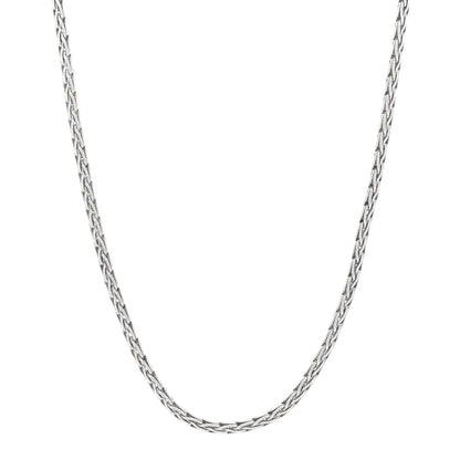 John Hardy Sterling Silver 3.5mm Wheat Chain Necklace 20" 1 of 4