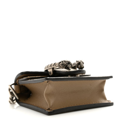 Gucci GG Supremem Monogram Suede Cudu Dionysus AirPods Case Beige Ebony Taupe 4 of 11