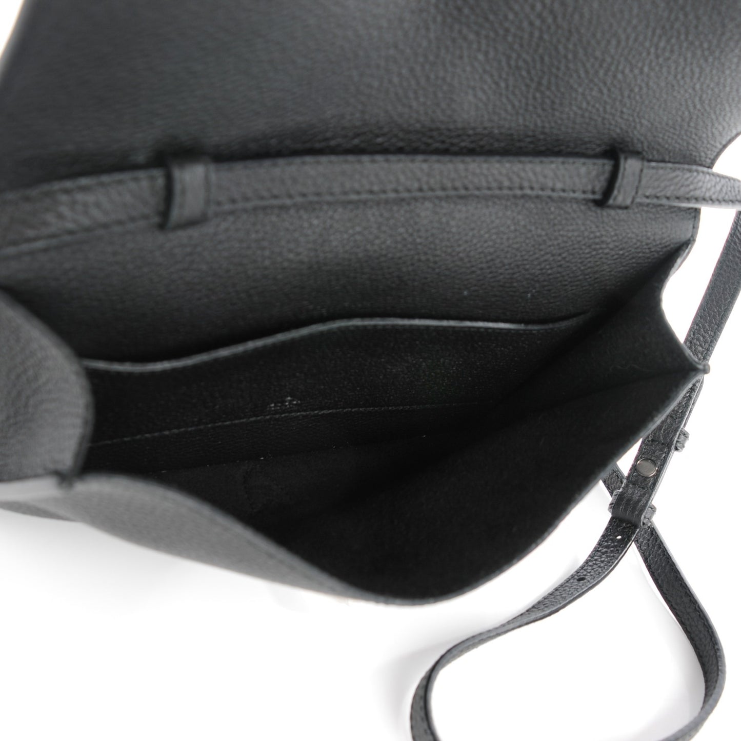 Grand Prix Calfskin Jackie Convertible Shoulder Bag Black