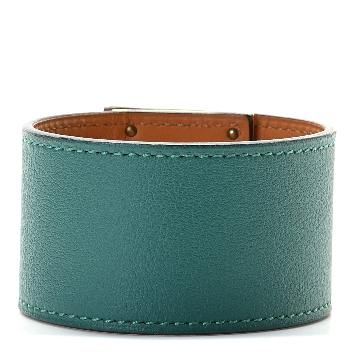Hermes Swift Kelly Dog Bracelet Malachite 2 of 5