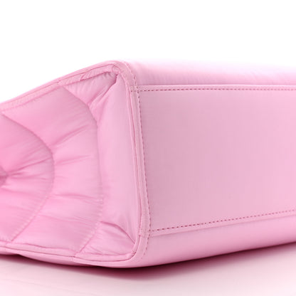 Telfar Nylon Medium Puff Shopping Bag Bubblegum 9 of 12