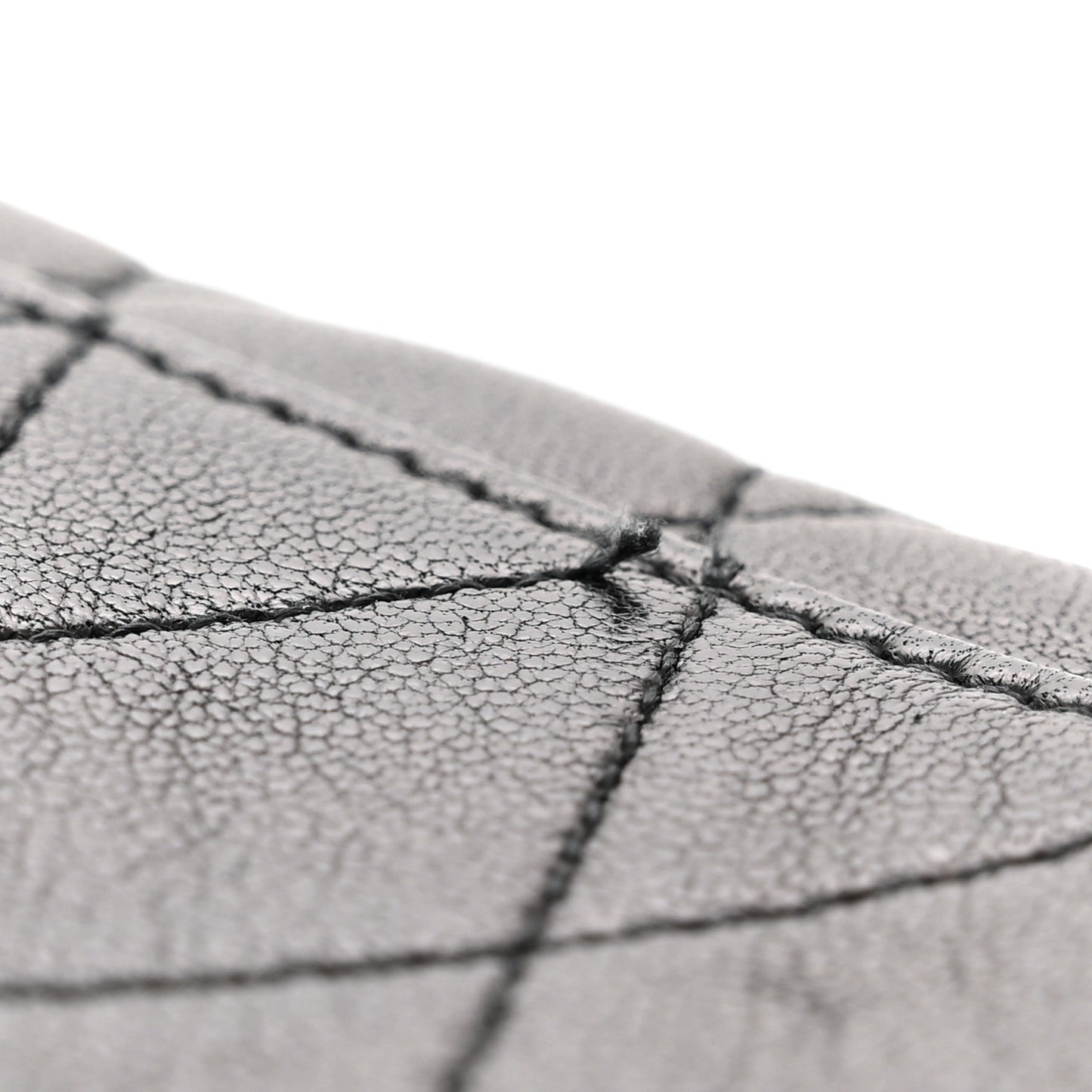 Lambskin Quilted Binocular Case Black