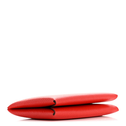 Hermes Epsom Calvi Card Case Rouge Piment 4 of 9