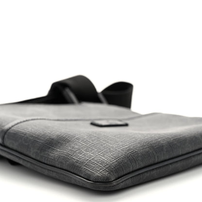 Gucci GG Plus Flat Messenger Bag Black Grey 8 of 9