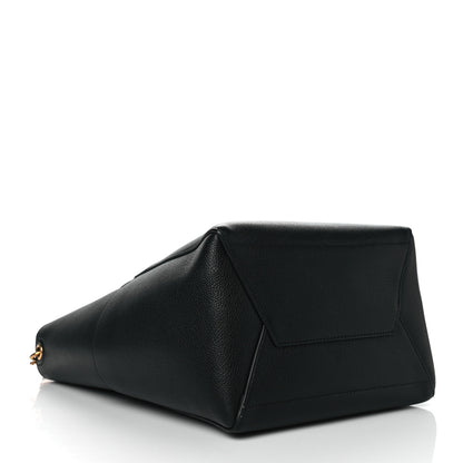 Celine Soft Grained Calfskin Sangle Bucket Bag Black 4 of 11