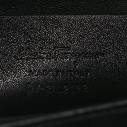Salvatore Ferragamo Brushed Off Calfskin Iconic Top Handle Bag Black 6 of 8